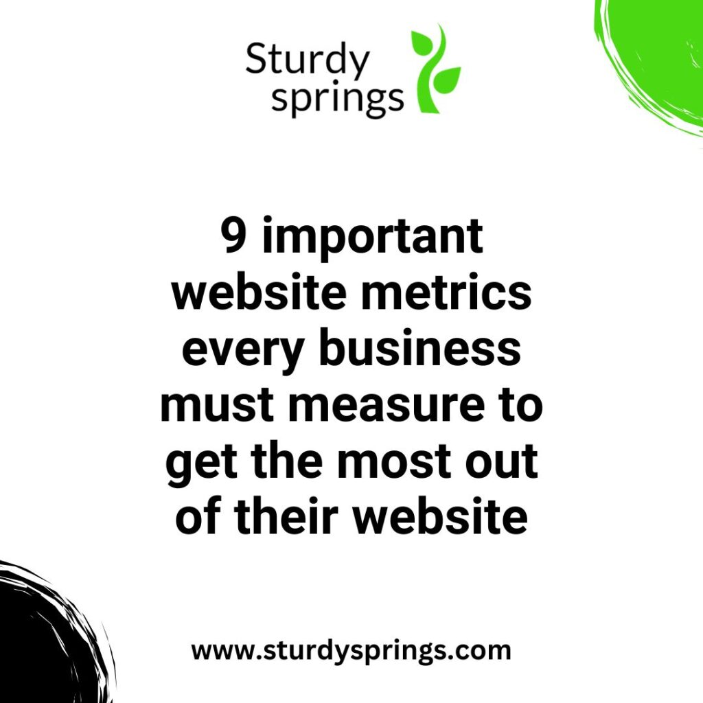 9 important website metrics every business must measure to get the most out of their website