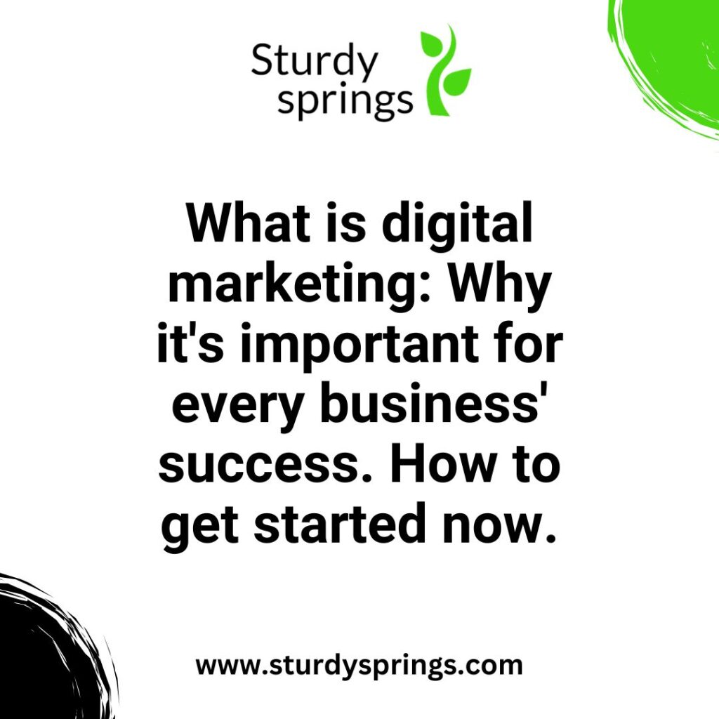What is digital marketing?  Why it’s important for every business’ success. How to get started now.